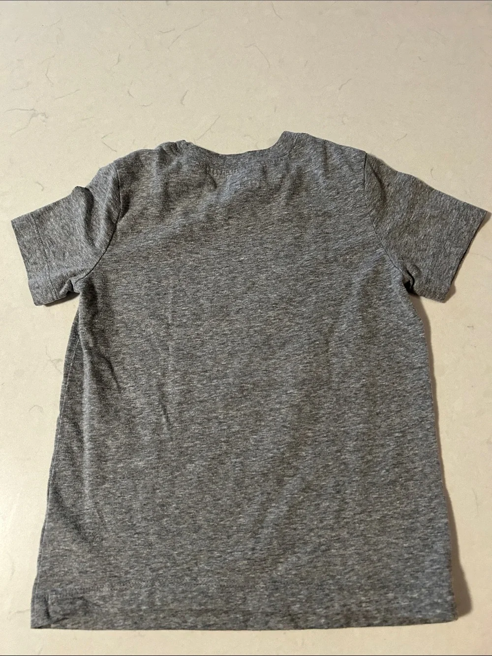 OshKosh B'gosh Gray Tee with Yellow Logo + Blue Plaid & Floral Overalls Set